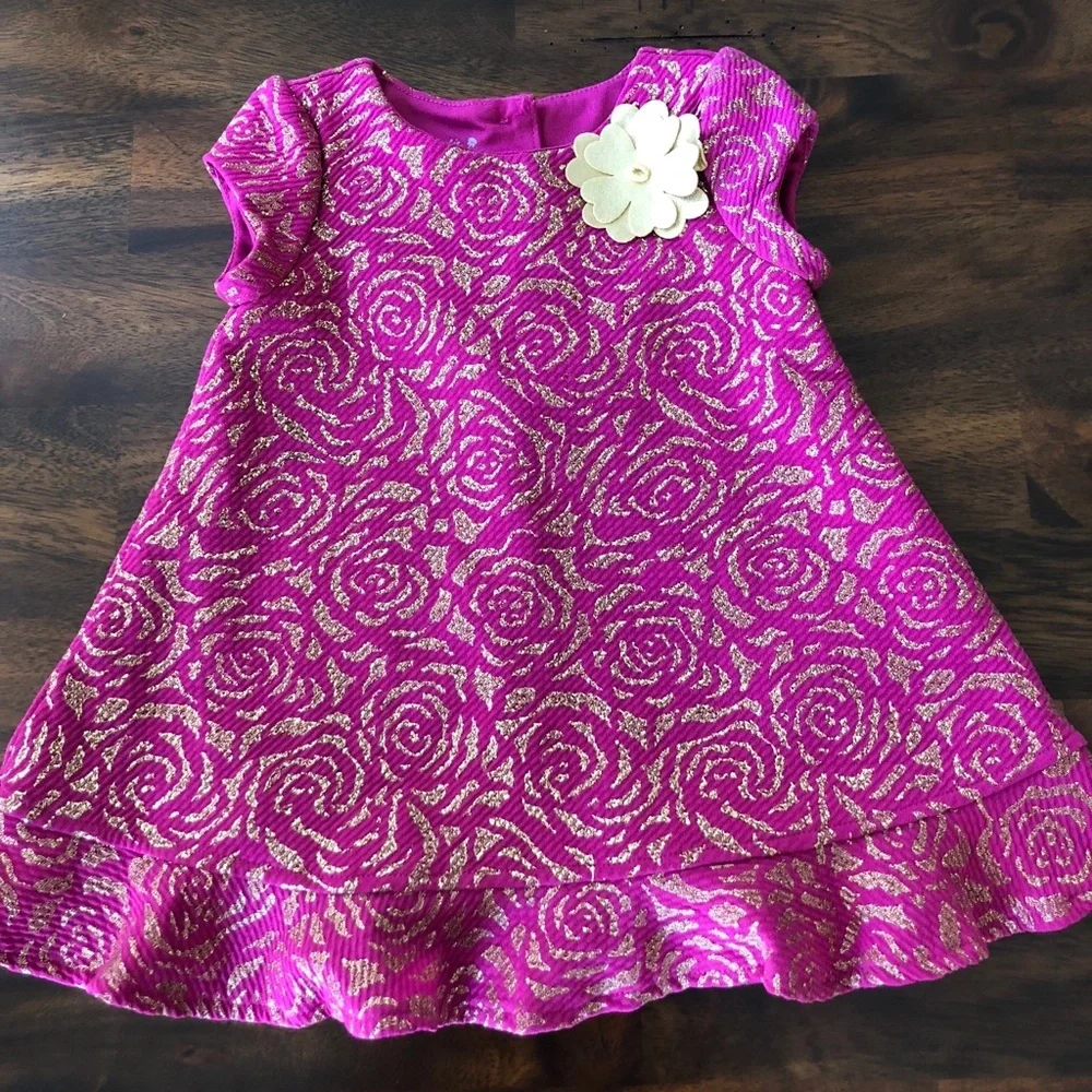 Pippa and Julie Special Occasion Baby Dress - Picture 1 of 7